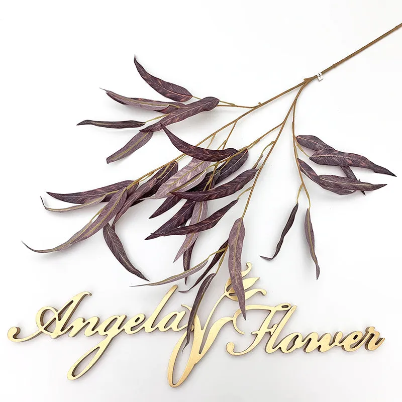 A7605 Willow Leaf Branch Wedding Arrangement Floral Accessories