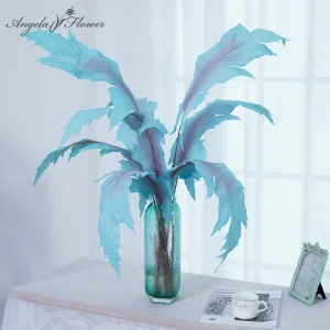 A8161 10pcs/lot Tiffany Blue Fire Phoenix Flower Arrangement Accessories