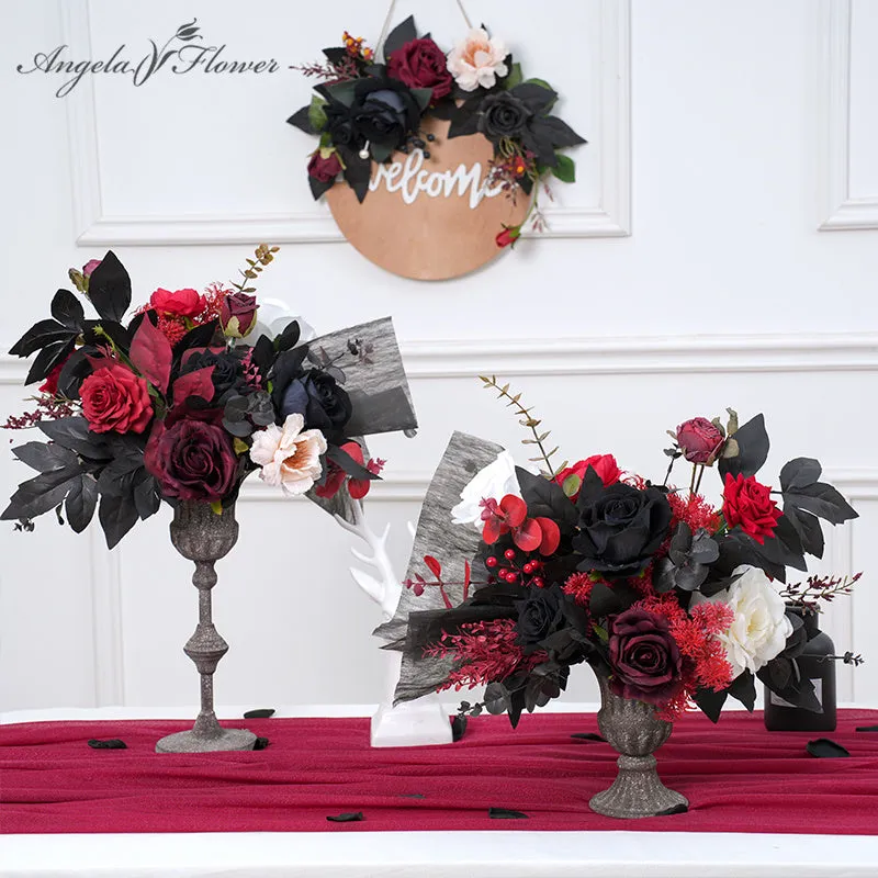 A865408 Black Series Vase Flower Wedding Supplies Floral Accessories