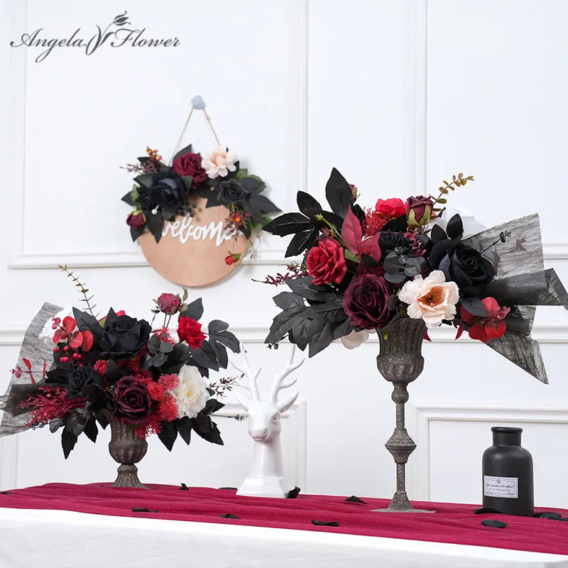 A865408 Black Series Vase Flower Wedding Supplies Floral Accessories