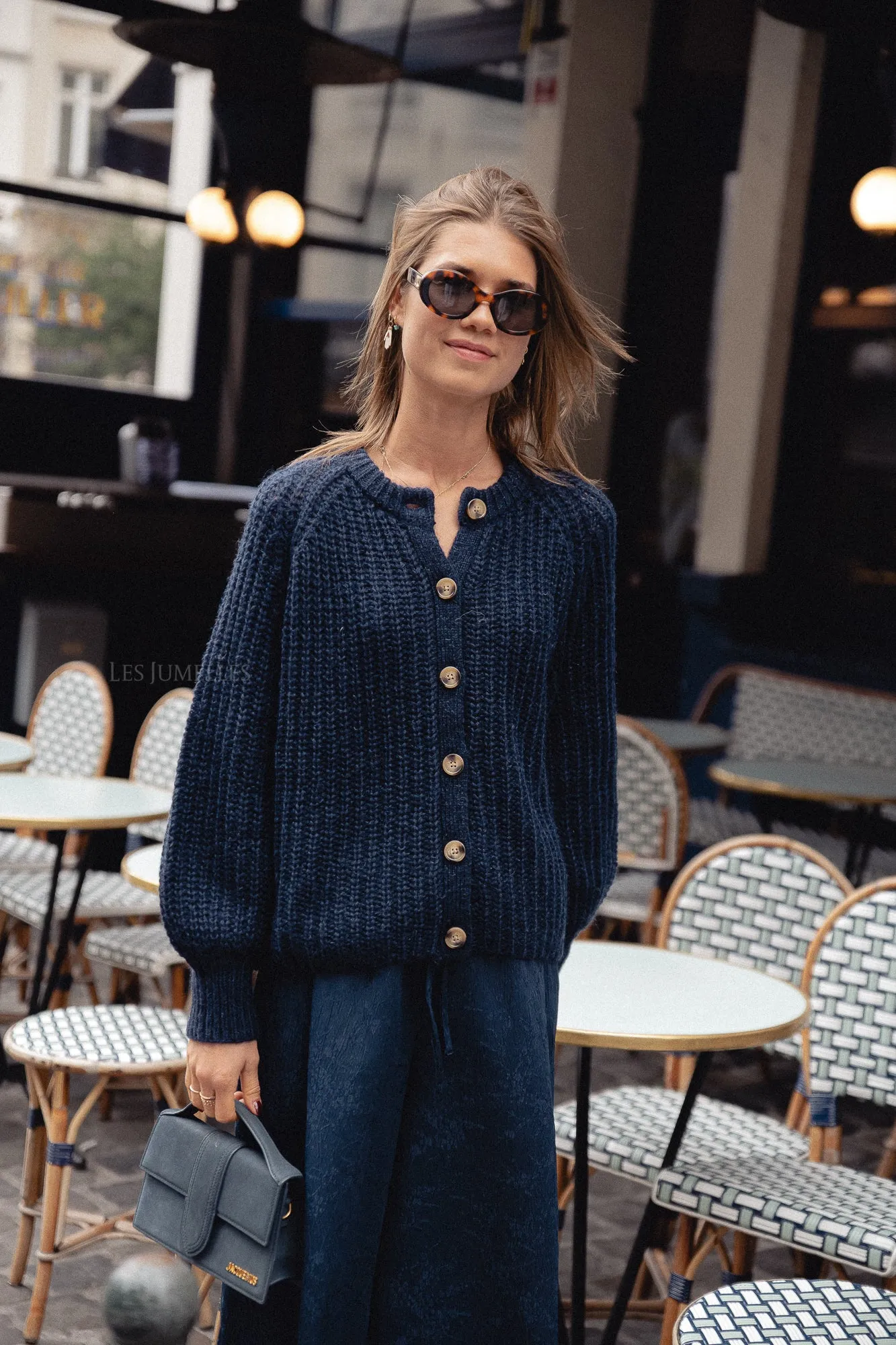 Alix cardigan navy