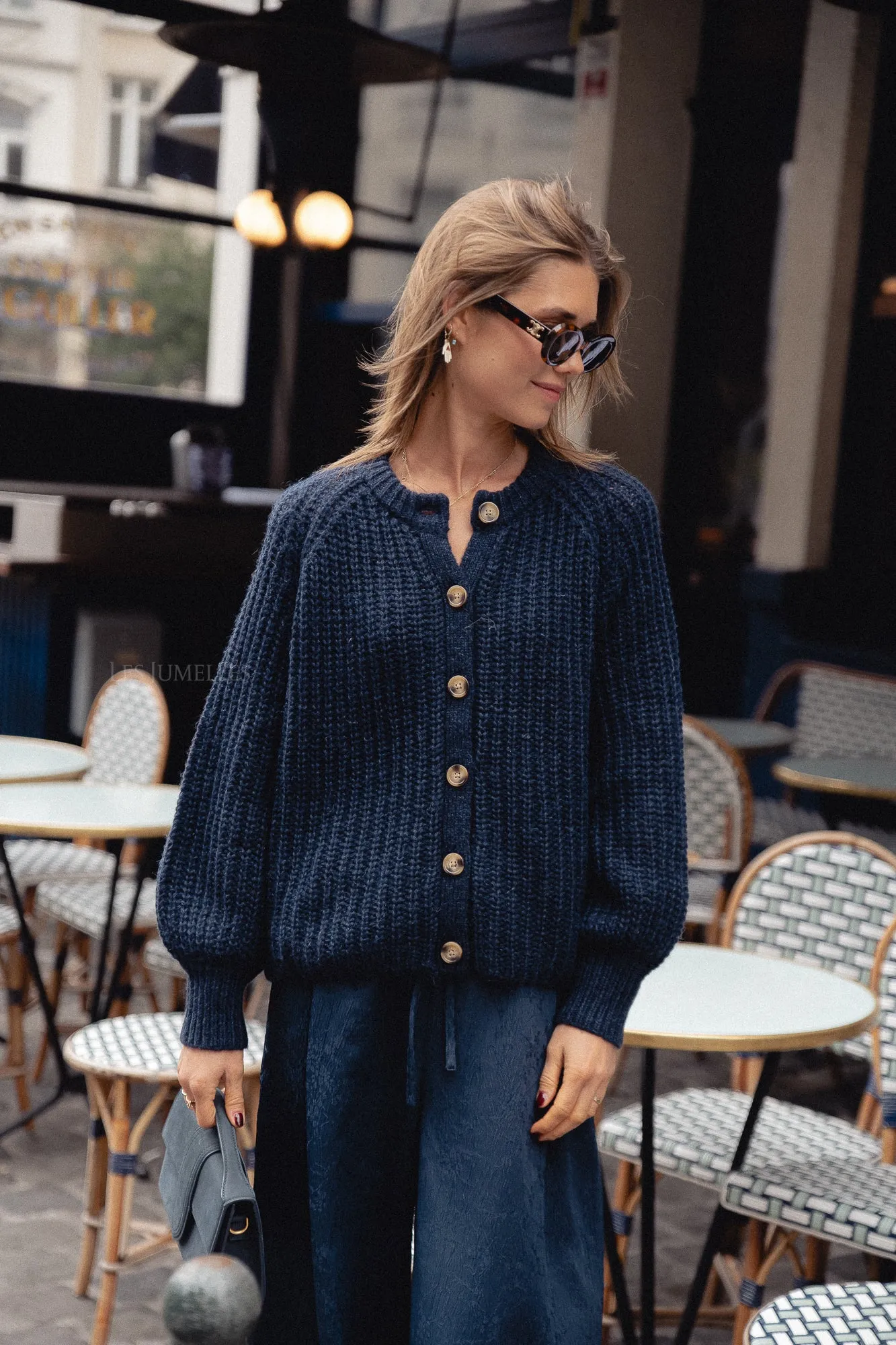 Alix cardigan navy