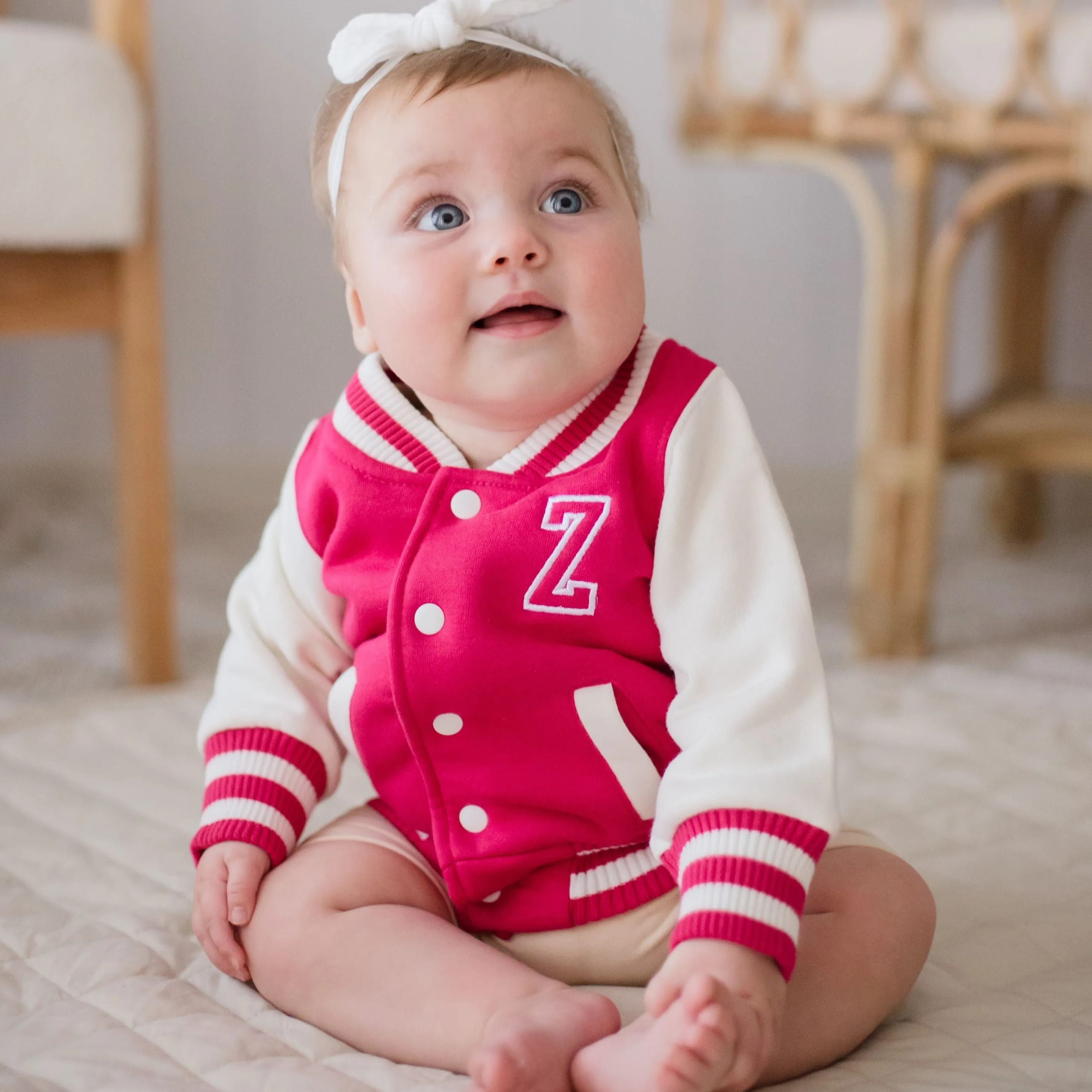 Baby & Kids Personalised Varsity Jackets