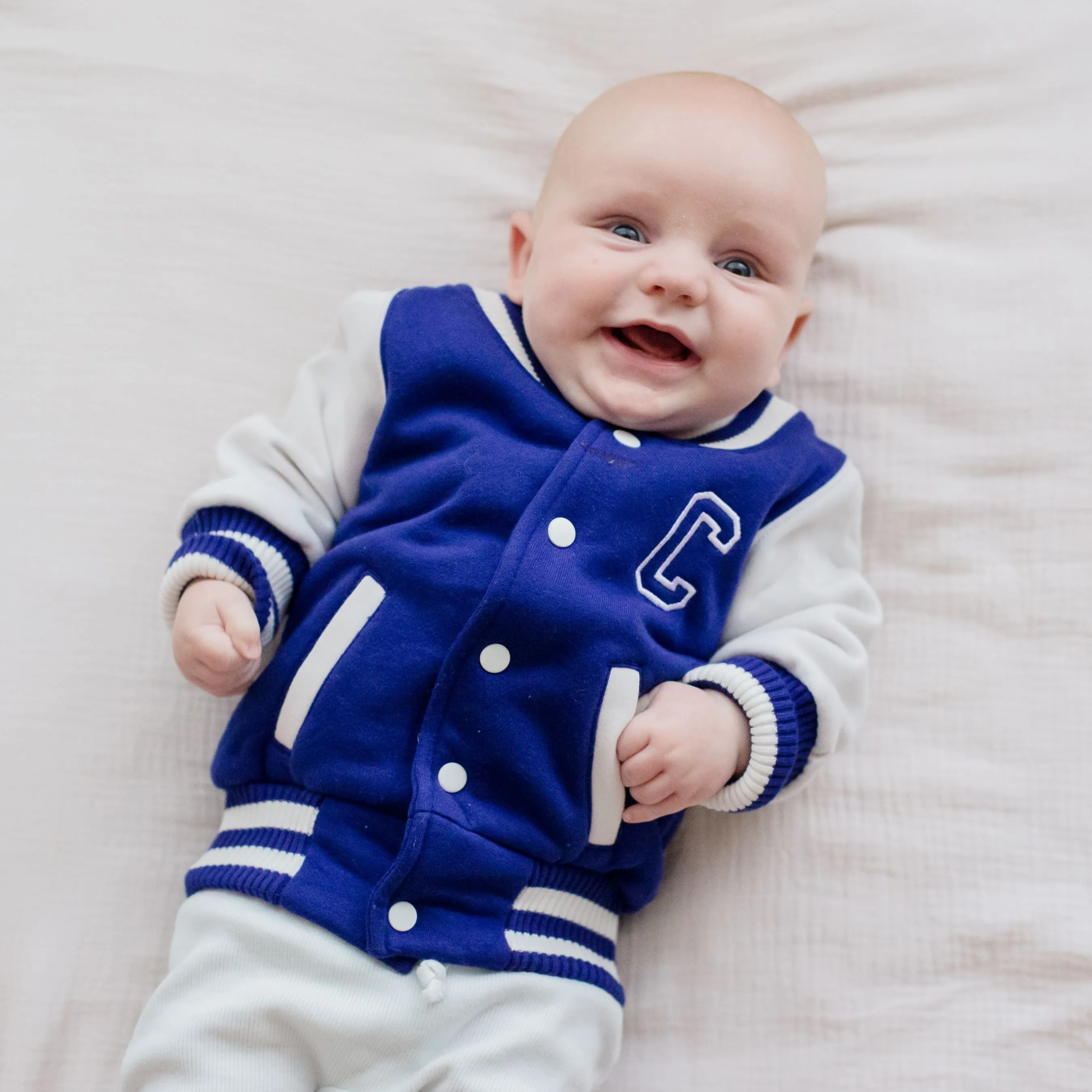 Baby & Kids Personalised Varsity Jackets