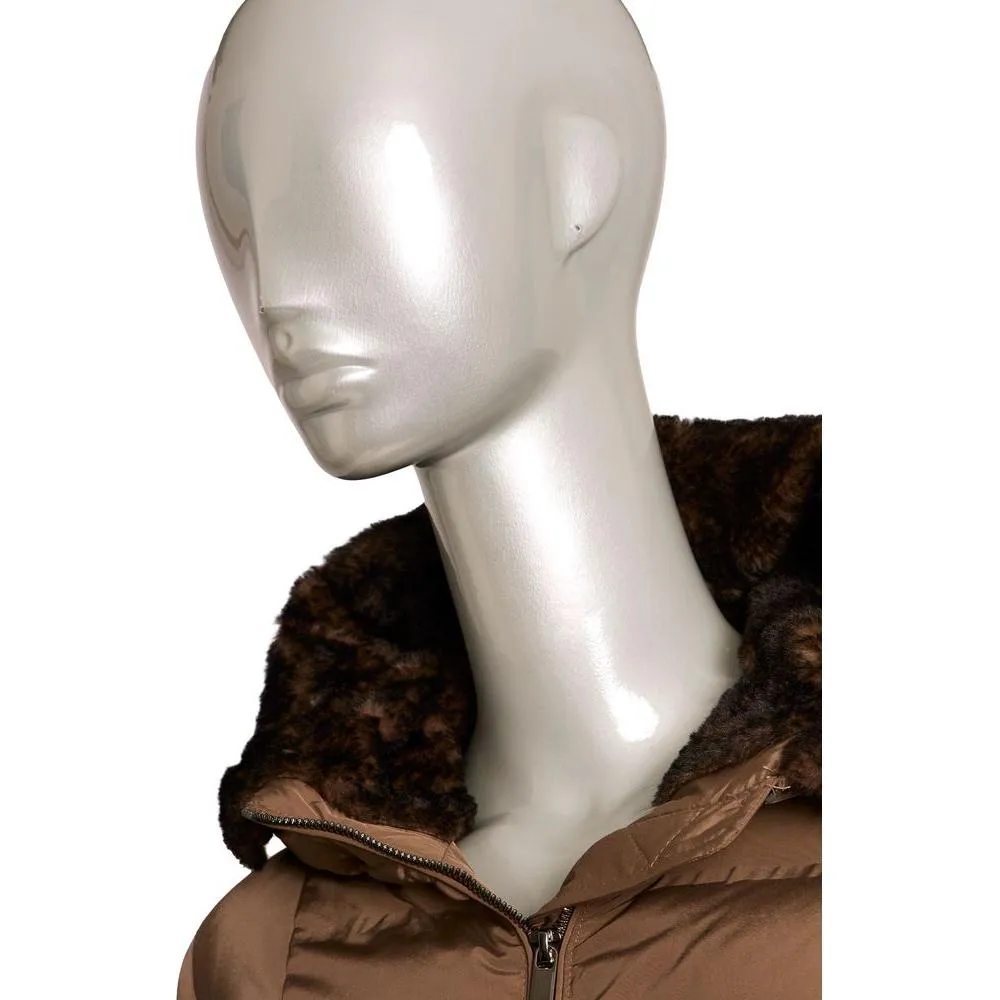 Baldinini Trend Brown Polyester Women Jacket