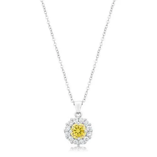 Bella Bridal Pendant in Yellow