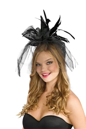 Black Mini Witch Hat for Adults