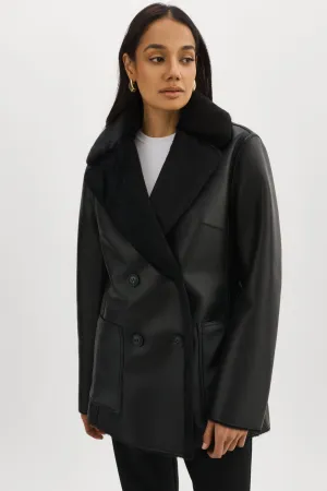 CAMILLE | Faux Shearling Reversible Coat