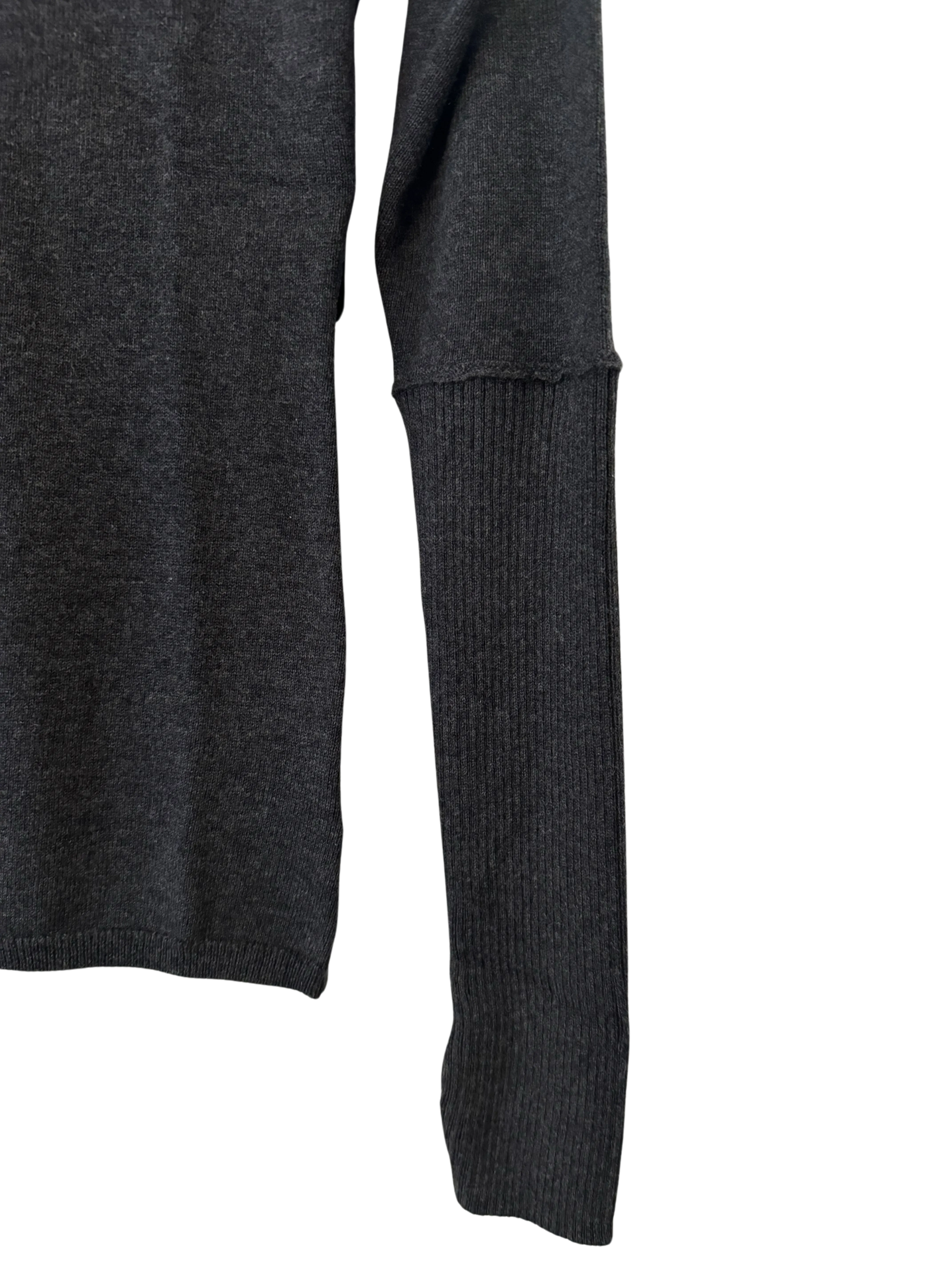 Coal Cotton Cashmere Heavy Crewneck Sweater