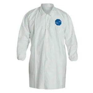 DuPont™ Tyvek Lab Coats No Pockets Knee Length, Large, DuPont Tyvek Lab Coat, TY211S-L