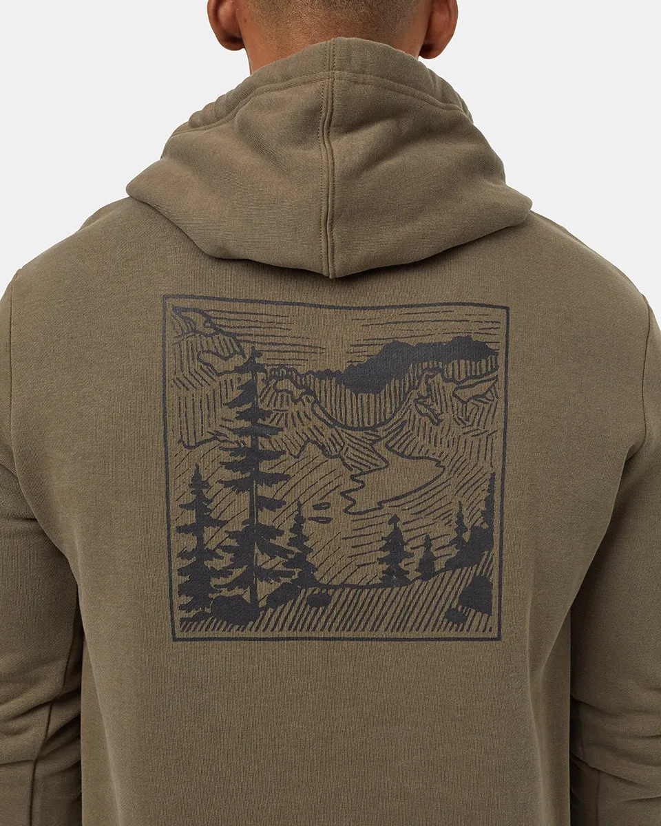 Etched Mountain Hoodie