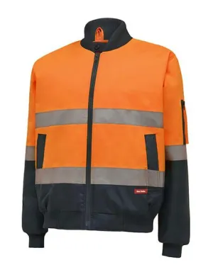 Hard Yakka Hi-Visibility 2Tone Bomber Jacket With Hoop Tape (Y06675)