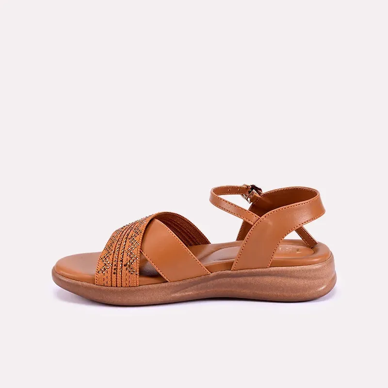 Jocasta Mustard Comfy Sandals 0421053