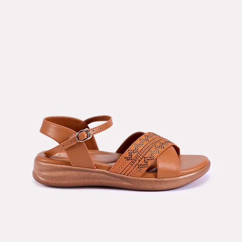 Jocasta Mustard Comfy Sandals 0421053