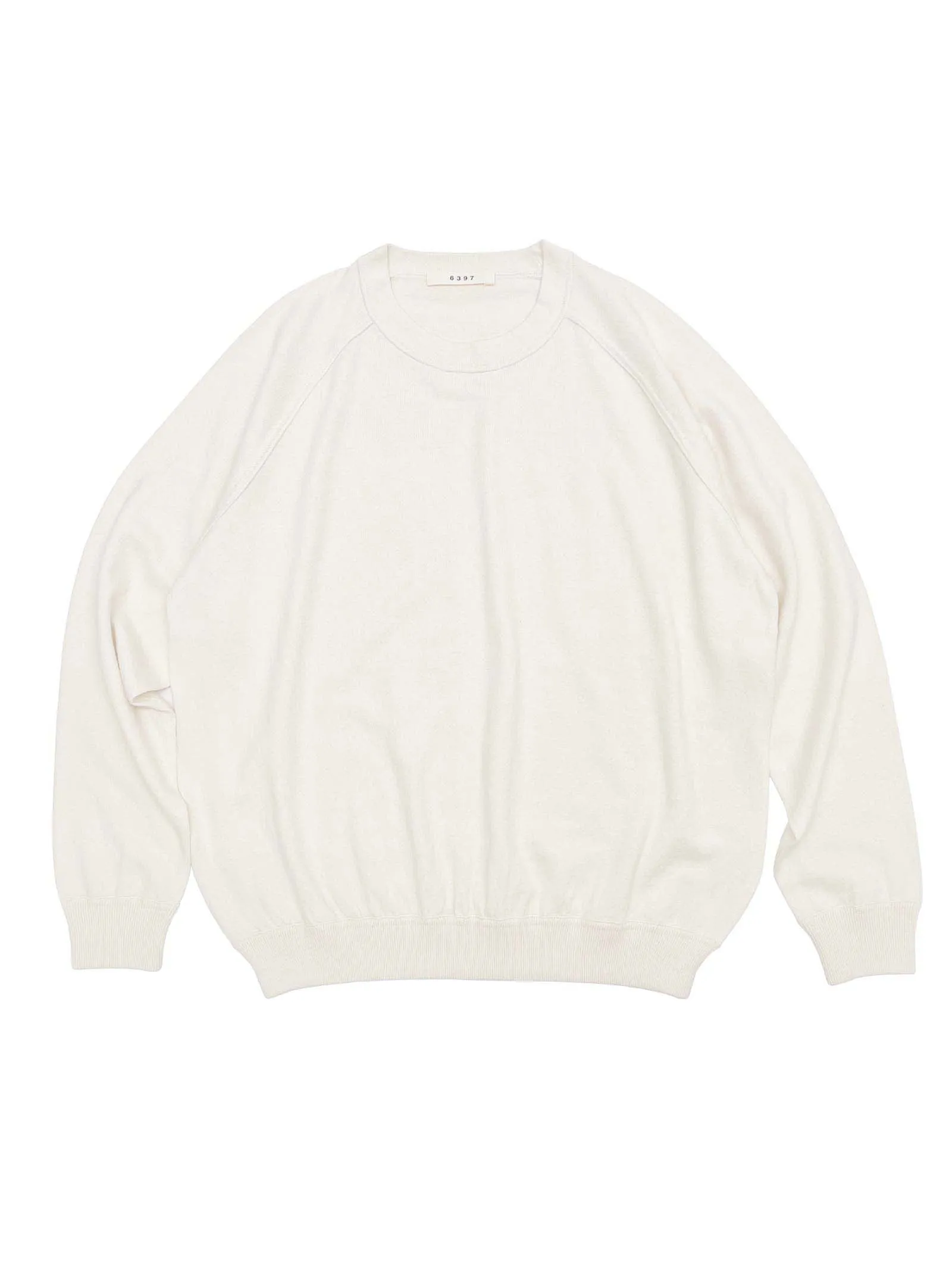 Knit Sweatshirt in Ivory