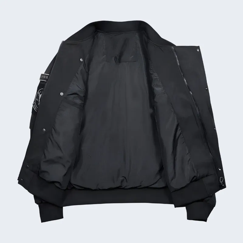 Layered Bomber Jacket Techwear