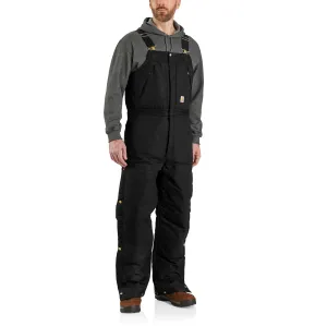 Men's Insulated Bib Overall - Loose Fit - Firm Duck - 4 Extreme Warmth Rating