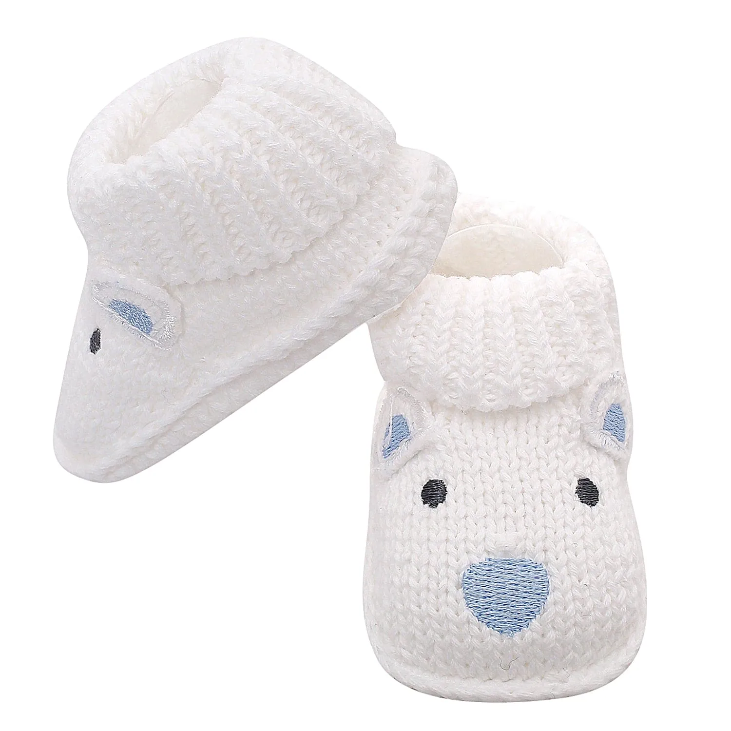 Polar Bear White Socks Booties