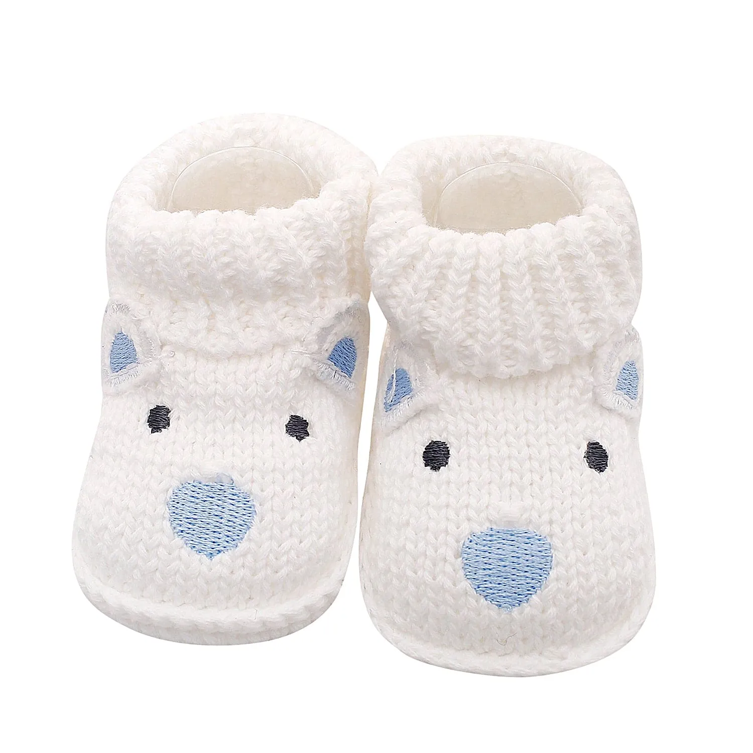 Polar Bear White Socks Booties