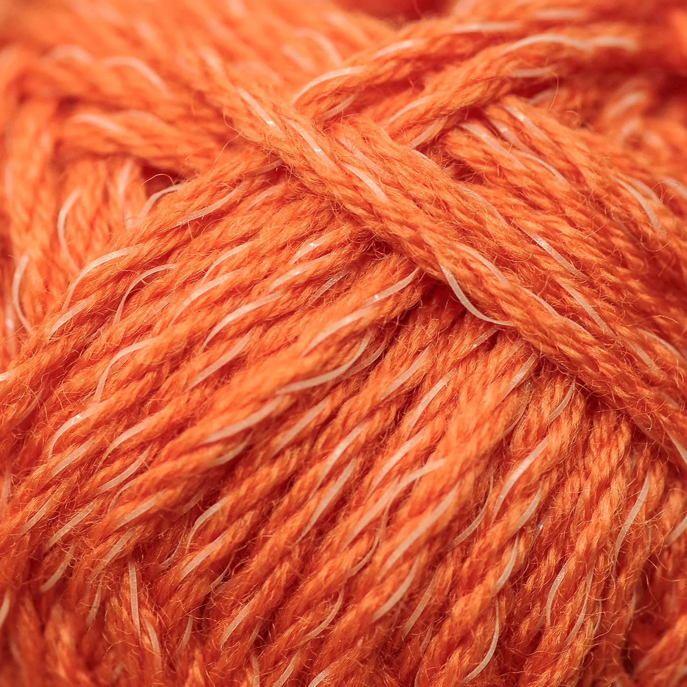 Premium  Dark Orange Glow-in-the-Dark Wool Yarn