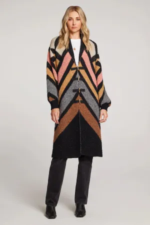 SAL Charo Striped Sweater Duster