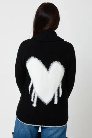 Shawl Drippy Heart Cardi