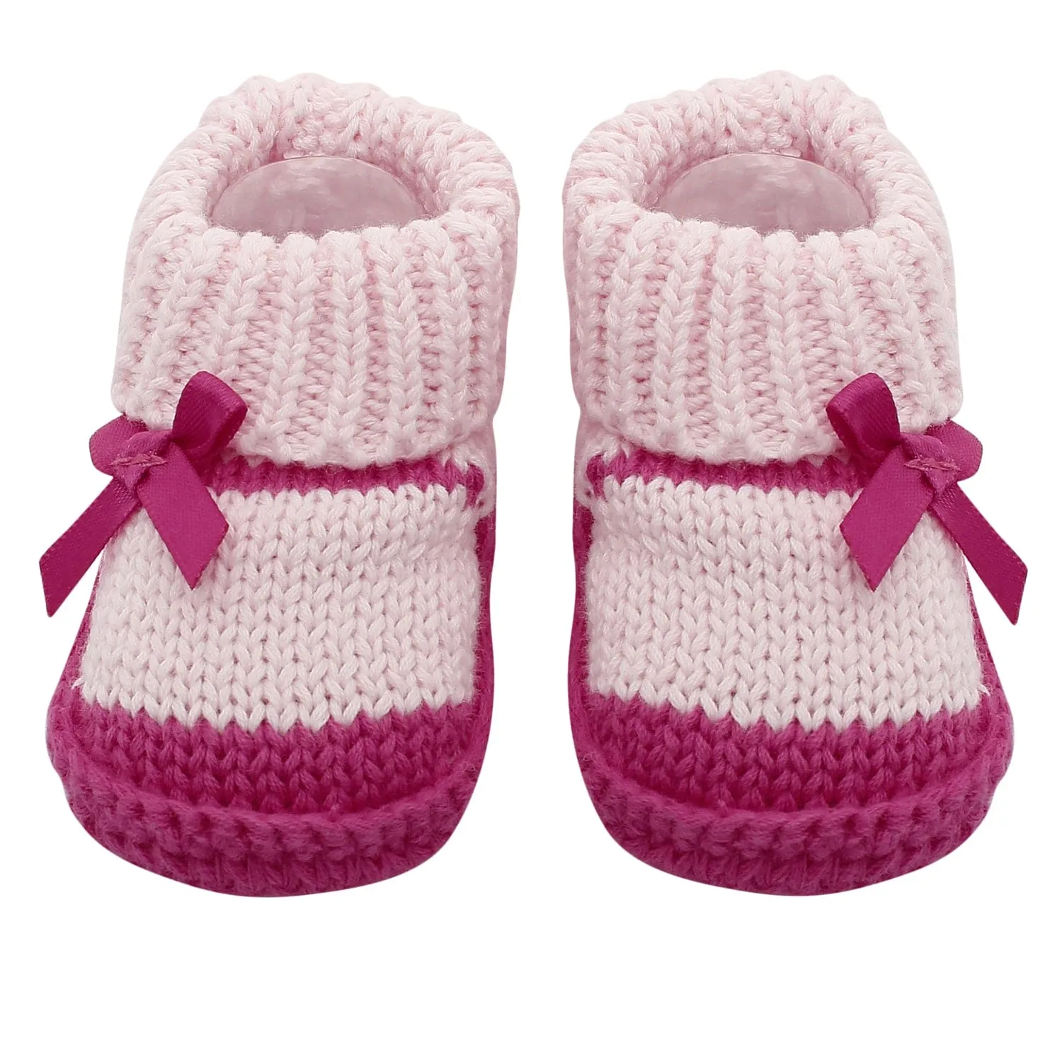 Sweet Bows Pink Socks Booties