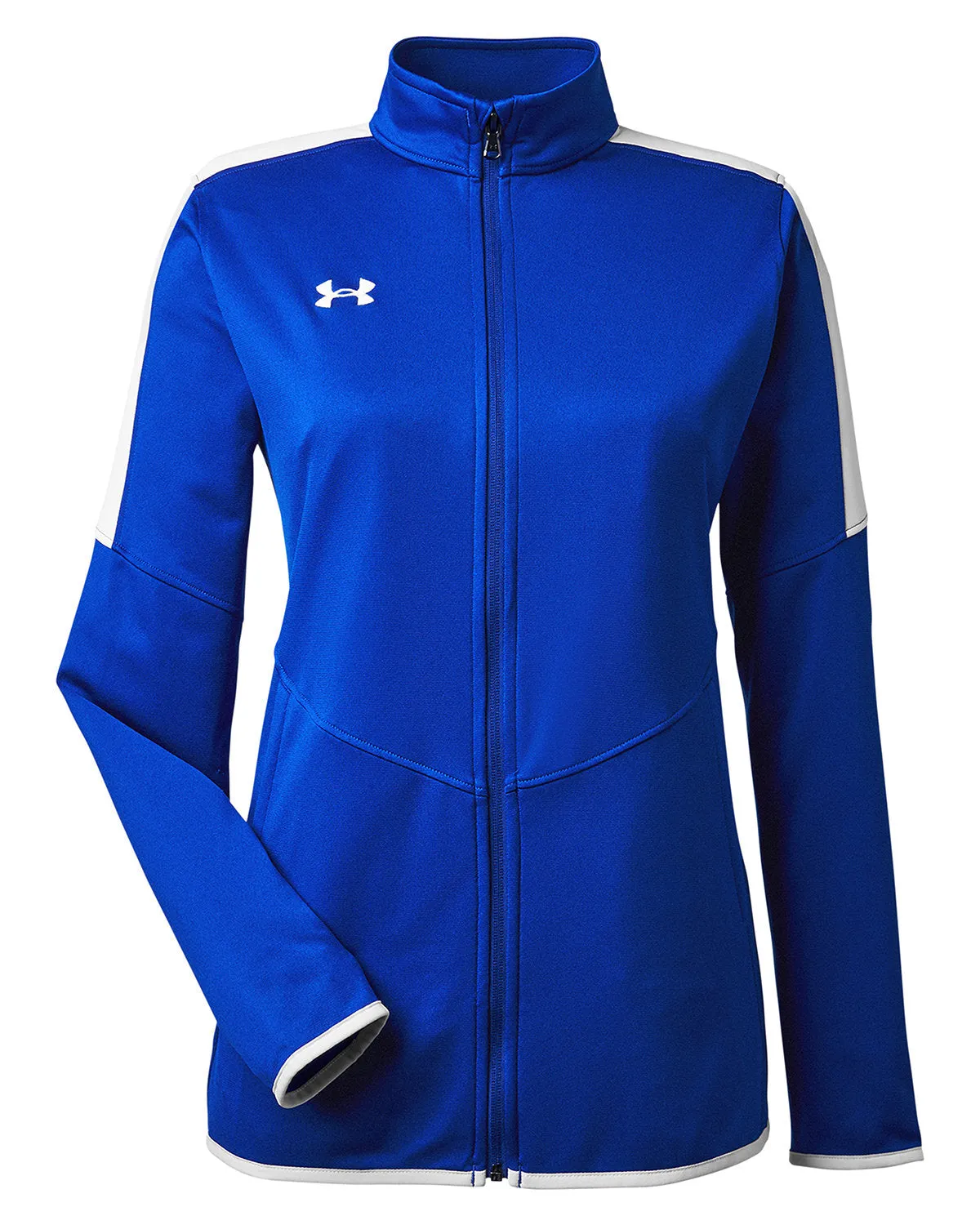 Under Armour Ladies Rival Knit Branded Jackets, Royal