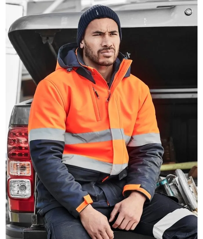 Unisex Hi Vis Antartic Softshell Taped Jacket