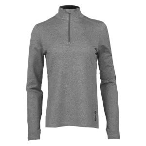 Women's Micro-Elite Chamois Solid Zip-T - Granite